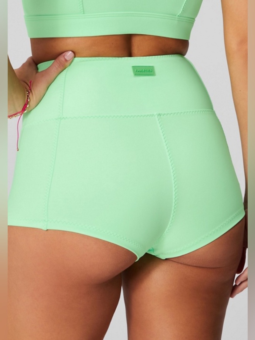 Fabletics Zip-Front Racerback Shaping Swim Set - Picture 3 of 13